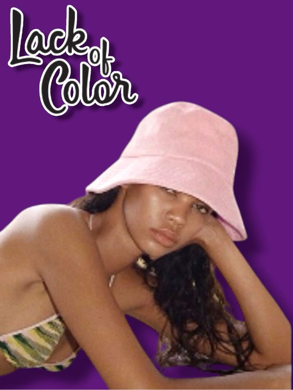 NWT Pastel Pink Lack of Color Wave Bucket Hat. Size S-M